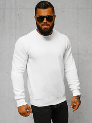 Pánská Mikina Bílá OZONEE JS/2001-10Z