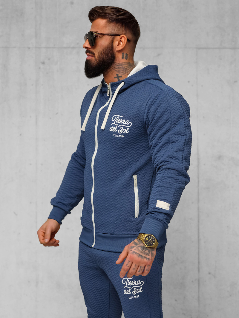 Pánská Tepláková Souprava Indigo OZONEE O/FF5032AB