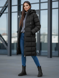 Dámská Bunda Černá OZONEE JS/M736/392Z