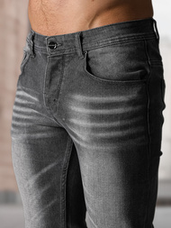 Pánské Džíny Grafitové OZONEE NB/MP0199GSZ