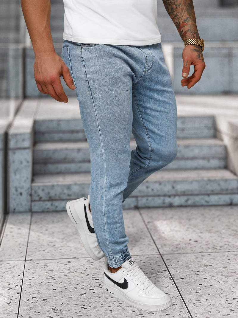 Pánské Džíny Jogger Světle-Modré OZONEE NB/MP0272BC