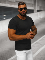 Pánské Tričko Černé OZONEE JS/712007Z 