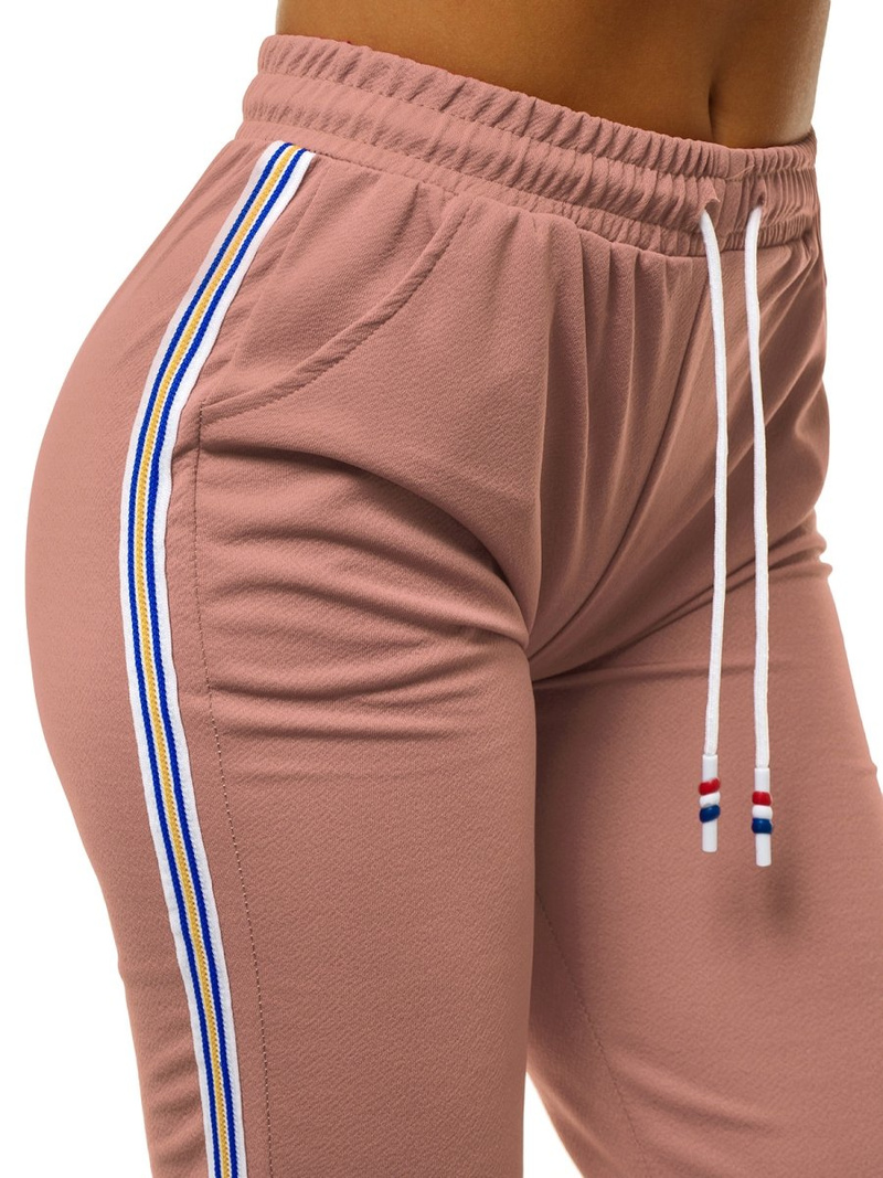 Dámské tepláky Světle-Růžové OZONEE JS/1021/C16