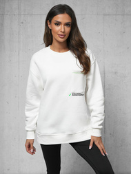 Mikina Bílá OZONEE O/SWE23022Z