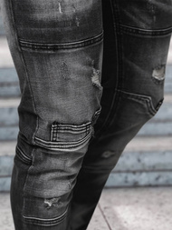 Pánské Džíny Černé OZONEE NB/MP0155N