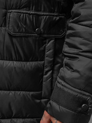 Pánská Zimní Bunda Černá OZONEE JS/22M63/392