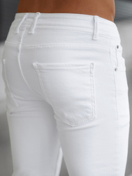 Pánské Džíny Bílé OZONEE E/5348/01Z