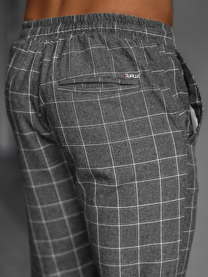 Pánské Chino Kalhoty Grafitové OZONEE DJ/2305/22