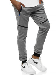 Pánské Tepláky Šedé OZONEE JS/AM106