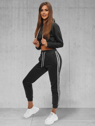 Dámská dvoudílná tepláková souprava Černá OZONEE JS/8C67/3Z