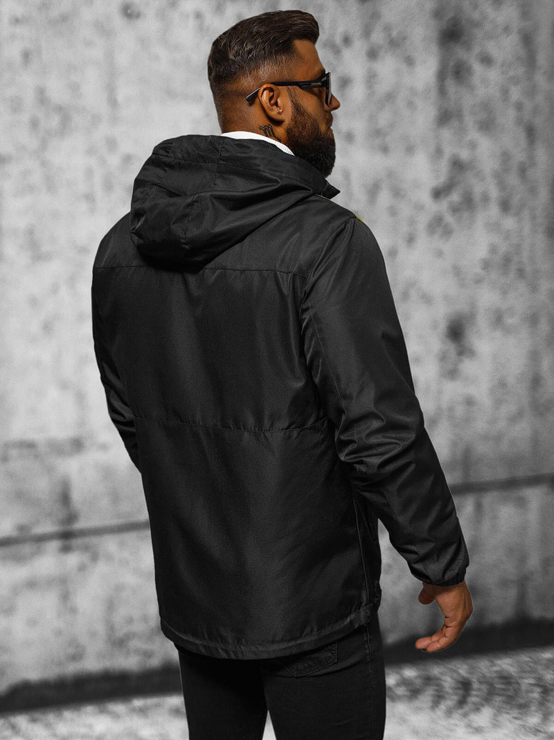 Pánská Bunda Černá OZONEE JS/22M311/392