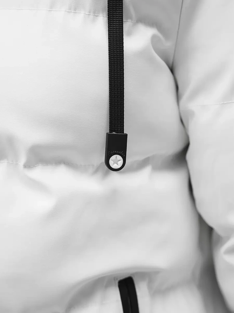 Pánská Oboustranná Bunda Bílá OZONEE JS/M761/281