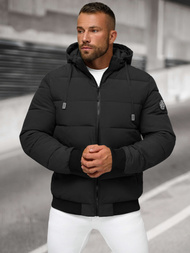 Pánská Zimní Bunda Černá OZONEE JS/31M5023/392