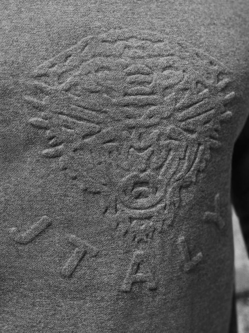 Pánská Mikina Grafitová OZONEE NB/MF2010