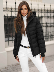 Dámská Bunda Černá OZONEE JS/M769/392Z