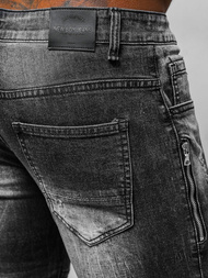 Pánské Džíny Černé OZONEE NB/MP007NZ