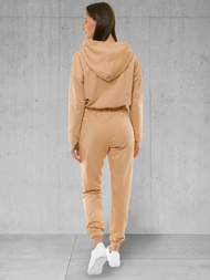 Dámská dvoudílná tepláková souprava Béžová OZONEE O/12108