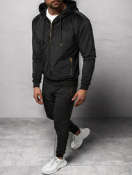 Pánská Tepláková Souprava Černá OZONEE O/12128