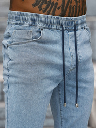 Pánské Džíny Jogger Světle-Modré OZONEE NB/MP0272BC