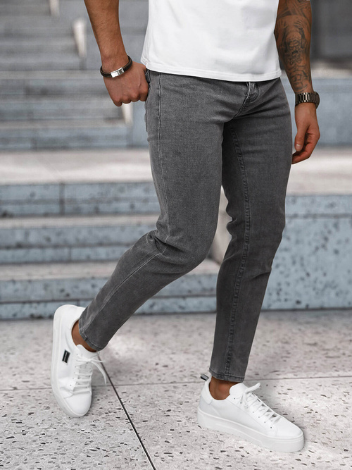 Pánské Džíny Grafitové OZONEE NB/MP0192GS