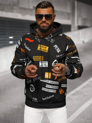 Pánská Mikina Černá OZONEE JS/8B1250/3