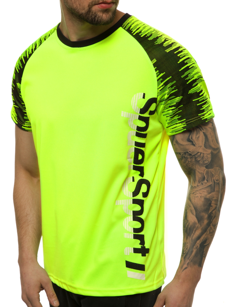 Pánské Tričko Zelené OZONEE JS/KS2069