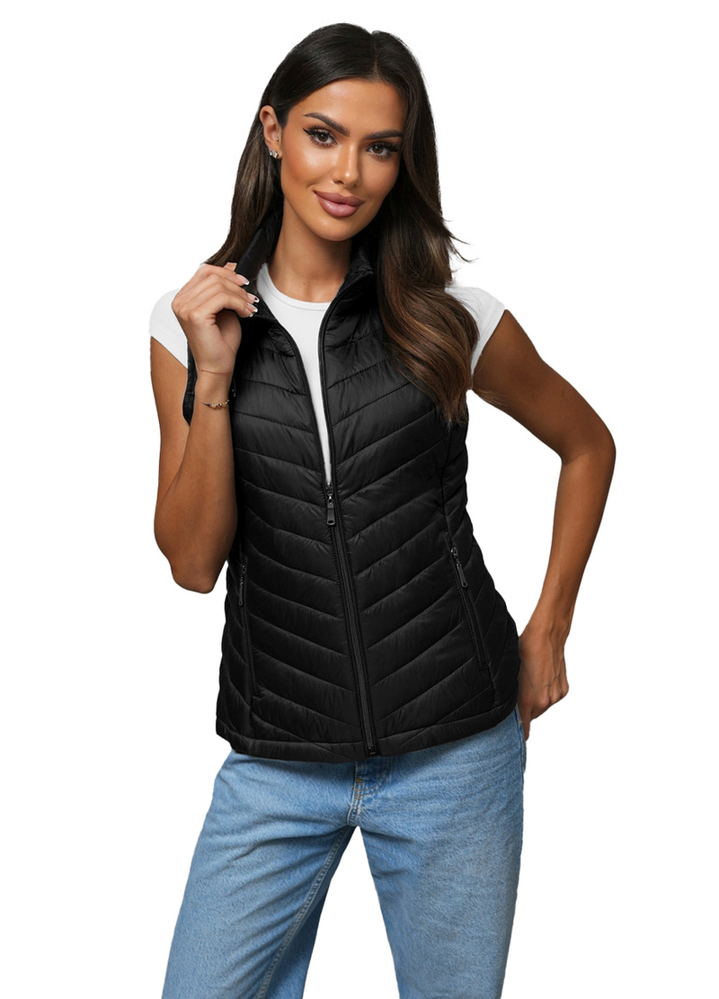 Dámská vesta černá OZONEE JS/16M9063/392