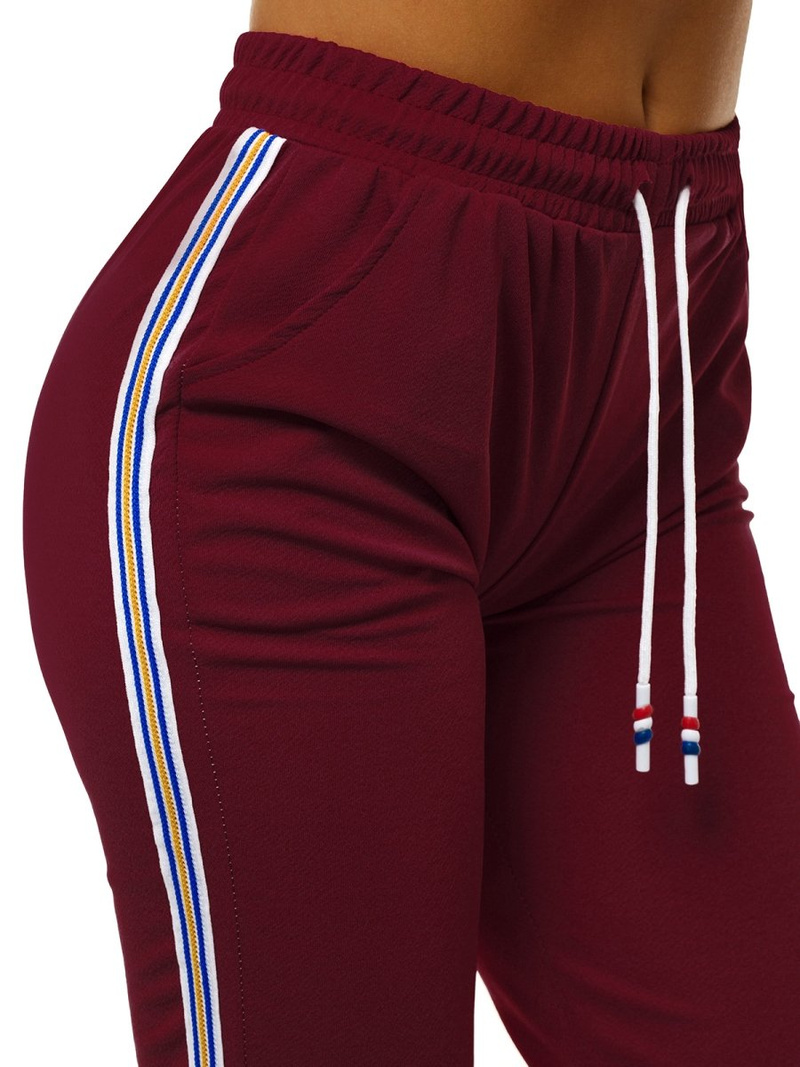 Dámské tepláky Vínové OZONEE JS/1021/C13