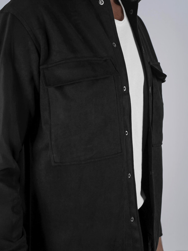 Pánská Košile Černá OZONEE O/GOM23039