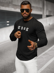 Pánská Mikina Černá OZONEE O/T6612