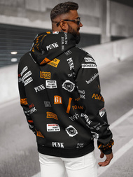 Pánská Mikina Černá OZONEE JS/8B1250/3