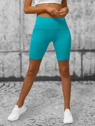 Krátké dámské legíny tyrkysové OZONEE O/YY9232A