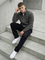 Pánská Mikina Grafitová OZONEE JS/HH016/5