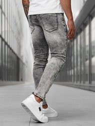 Pánské Džíny Grafitové OZONEE NB/MP0163NZ