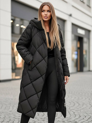 Dámská Bunda Černá OZONEE JS/5M3173/392Z