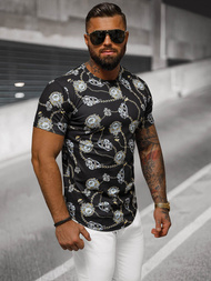 Pánské Tričko Černé OZONEE O/PT012