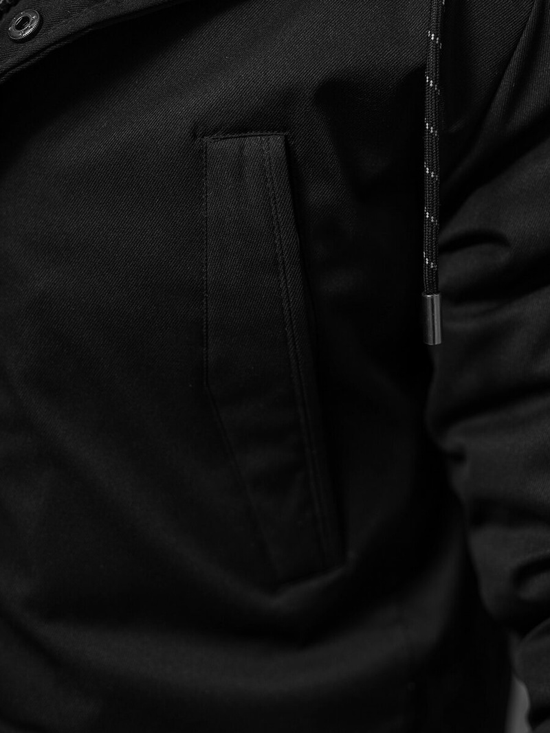 Pánská Zimní Bunda Černá OZONEE JS/5M120/392