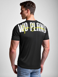 Pánské Tričko Černé OZONEE O/T1277/3Z