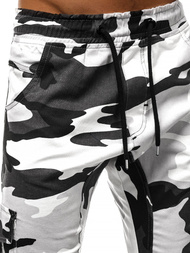 Pánské Kalhoty Jogger Černobílé OZONEE A/404