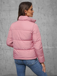 Dámská Bunda Prášková Růžová OZONEE JS/16M9107/46