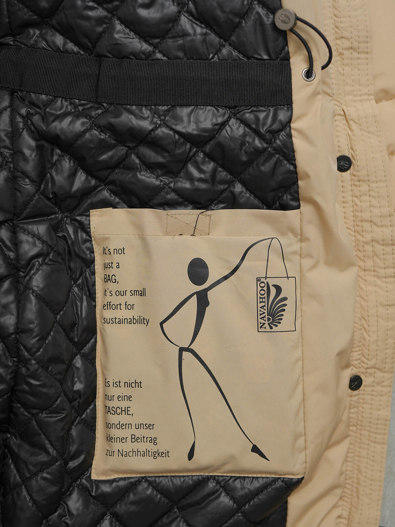 Dámská Bunda Béžová OZONEE O/W377Z