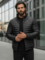 Pánská Bunda Černá OZONEE JS/16M9328/392BZ