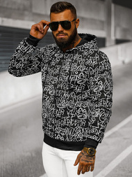 Pánská Mikina Černá OZONEE JS/8B1183/3