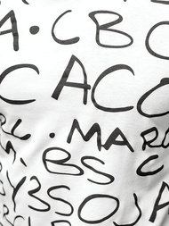 Pánské Tričko Bílé OZONEE JS/8T1213/1