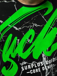 Pánské Tričko Černé OZONEE JS/KS2015