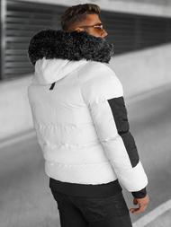 Pánská Zimní Bunda Bílá OZONEE O/M798Z