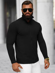 Pánský Svetr Černý OZONEE NB/MM6004/4Z