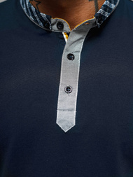 Pánské Polo Tričko Námořnická Modřá OZONEE O/DA803