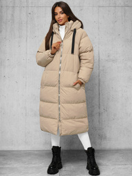 Dámská Bunda Béžová OZONEE JS/5M3163/62Z