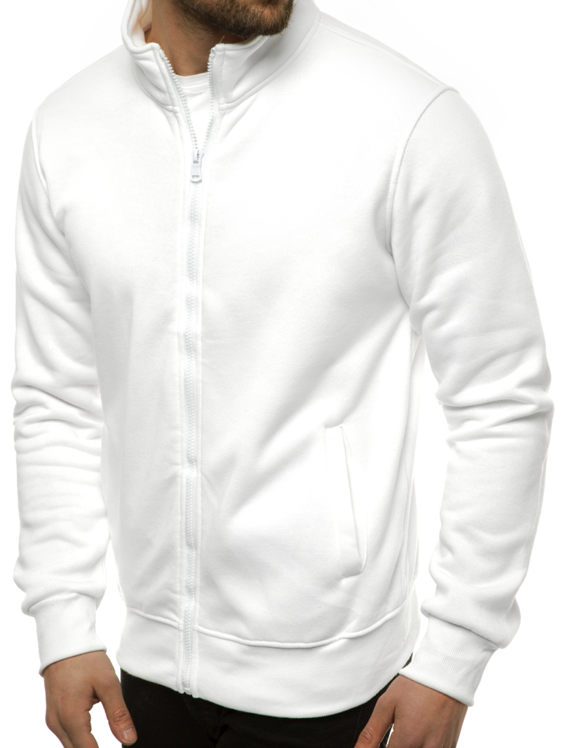 Pánská Mikina Bílá OZONEE JS/2002